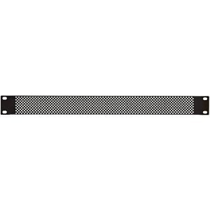 avsl Adastra 1U 19" Rack Mount Perforated Blanking Panel, Steel, Black (853.061UK)